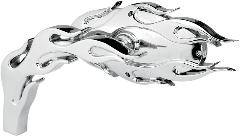 ARLEN NESS FLAMED MICRO MIRRORS, CHROME - LEFT - 13-070 - PartsOutlet.com.au
