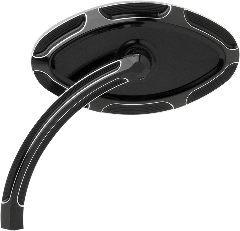 ARLEN NESS BEVELED® FORGED MIRRORS, BLACK - Left 13-130 - PartsOutlet.com.au