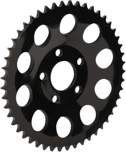 DRAG SPECIALTIES Rear Wheel Sprocket - 49-Tooth - Harley-Davidson 1986-1999 - Black 19432EB - PartsOutlet.com.au