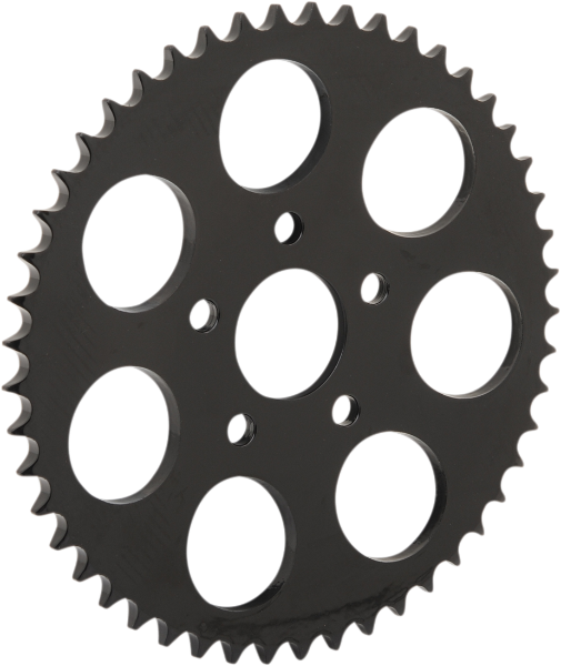 DRAG SPECIALTIES Rear Wheel Sprocket - 49-Tooth - Harley-Davidson 1973-1985 - Black 17512EB - PartsOutlet.com.au