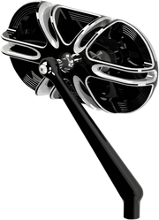ARLEN NESS DEEP CUT® FORGED MIRRORS, BLACK - Right 13-166 - PartsOutlet.com.au