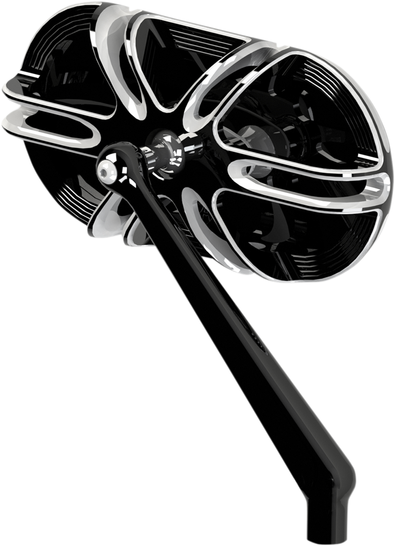 ARLEN NESS DEEP CUT® FORGED MIRRORS, BLACK - Right 13-166 - PartsOutlet.com.au