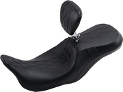 LE PERA Outcast 2Up Seat with Backrest - Black - FLH LK-997BRGT2 - PartsOutlet.com.au