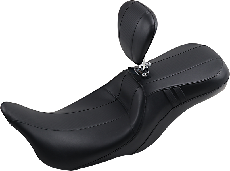 LE PERA Outcast 2Up Seat with Backrest - Carbon Fiber - FLH LK-997BRGT3 - PartsOutlet.com.au