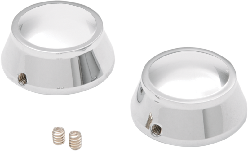 DRAG SPECIALTIES Swingarm Pivot Bolt Cover - Harley-Davidson 2004-2013 - Chrome C16-0225 - PartsOutlet.com.au