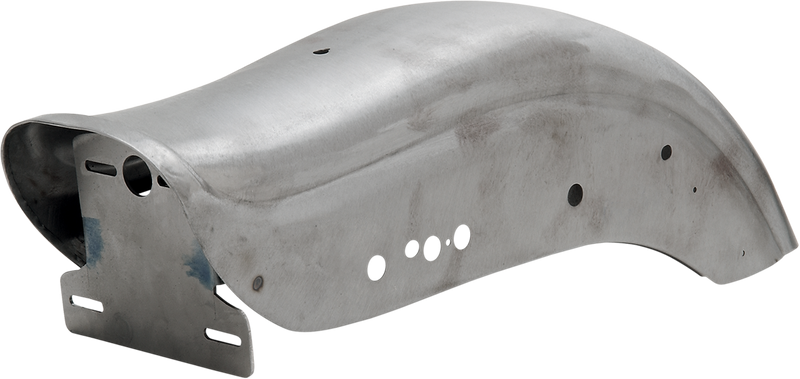 DRAG SPECIALTIES Fat Bob Rear Fender - Raw - Harley-Davidson Sportster 1994-2003 - Drilled 090388 - PartsOutlet.com.au