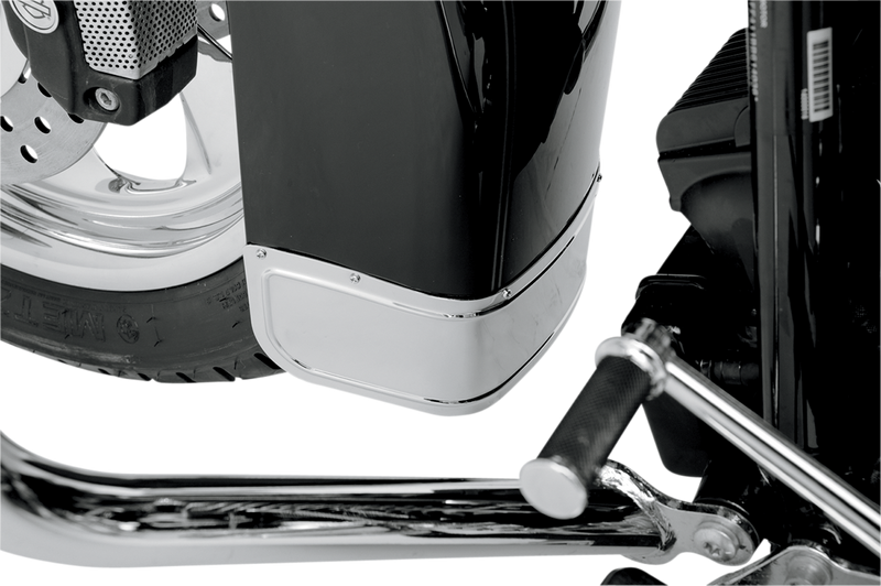 DRAG SPECIALTIES Front Fender Skirt - Harley-Davidson 1980-2013 - Chrome 76764 - PartsOutlet.com.au