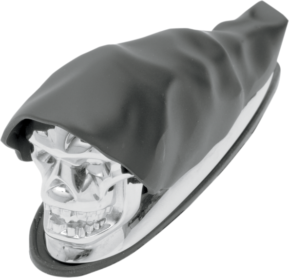 DRAG SPECIALTIES Shrouded Skull Fender Ornament 91C04-0408 - PartsOutlet.com.au