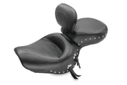 MUSTANG Wide Seat - Studded - Driver's Backrest - Honda 1987-2008 - VT1100 79237 - PartsOutlet.com.au