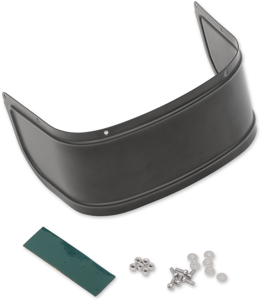DRAG SPECIALTIES Front Fender Skirt - Satin Black 77762 - PartsOutlet.com.au