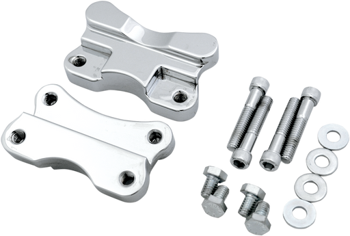 DRAG SPECIALTIES Fender-To-Fork Adapters - Harley-Davidson 1986-2017 - Chrome 1410-0066 - PartsOutlet.com.au