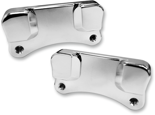 DRAG SPECIALTIES Fender-To-Fork Adapters - Harley-Davidson 2014-2020 - Chrome 1410-0097 - PartsOutlet.com.au