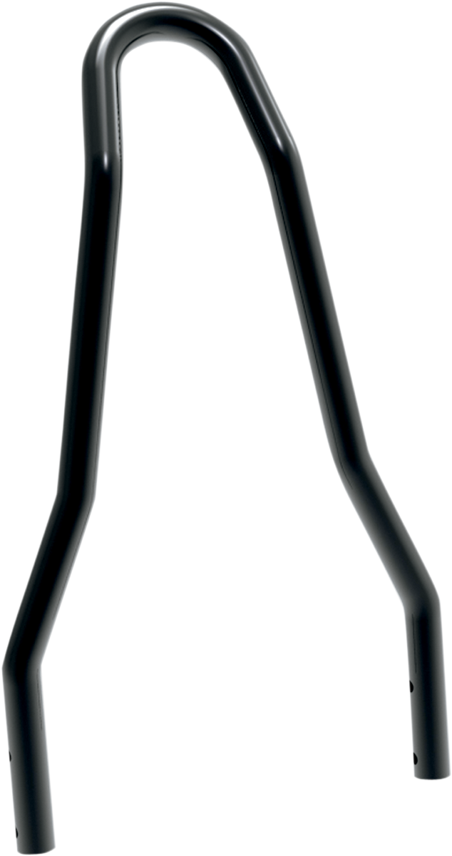 DRAG SPECIALTIES Round Tapered Sissy Bar - Black - 13" - XL '04-'19 - 50263817