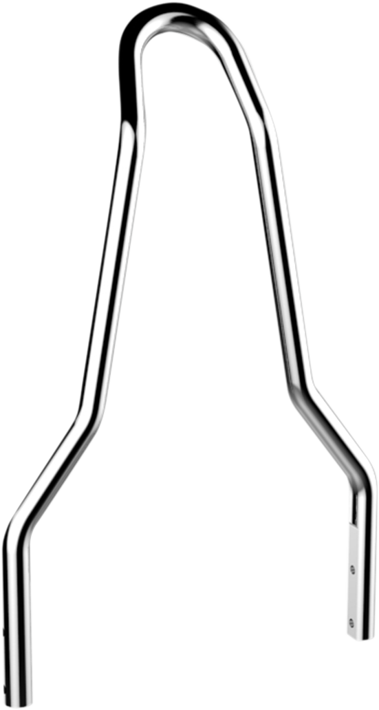 DRAG SPECIALTIES Round Tapered Sissy Bar - Chrome - 10" - Harley-Davidson '58-'17 - 50263611