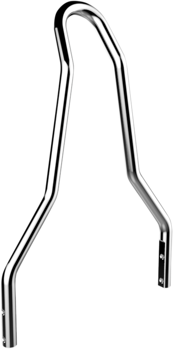 DRAG SPECIALTIES Round Tapered Sissy Bar - 10" - Chrome - Fat Bob '08-'09 - 50263616