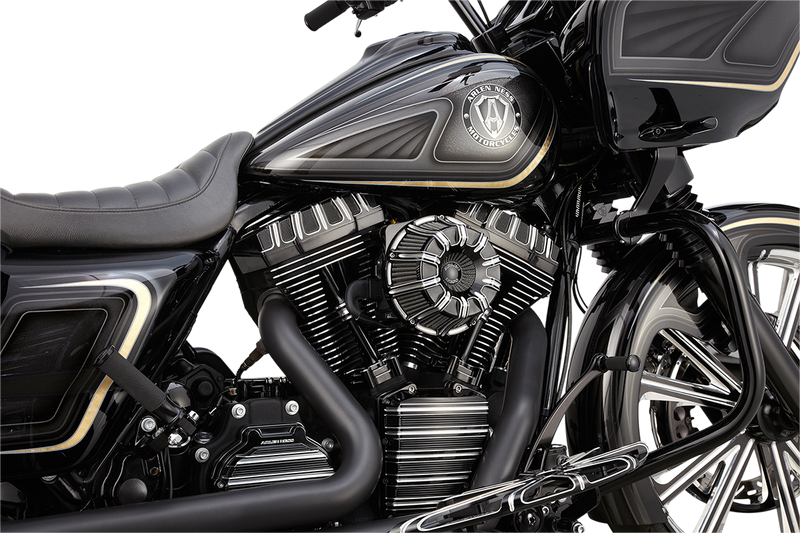 ARLEN NESS DEEP CUT® INVERTED SERIES AIR CLEANER, BLACK - 08-16 FLT / 16-17 FLST & FXDLS (FBW) - 18-927 - PartsOutlet.com.au