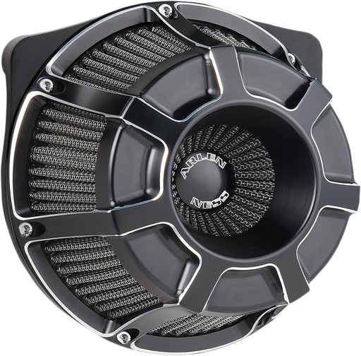 ARLEN NESS BEVELED® INVERTED SERIES AIR CLEANER, BLACK - 08-16 FLT / 16-17 FLST & FXDLS (FBW) - 18-933 - PartsOutlet.com.au