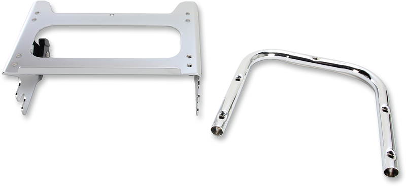 DRAG SPECIALTIES Tour Box Mount - '97-'08 FLH - Chrome C77-0082 - PartsOutlet.com.au