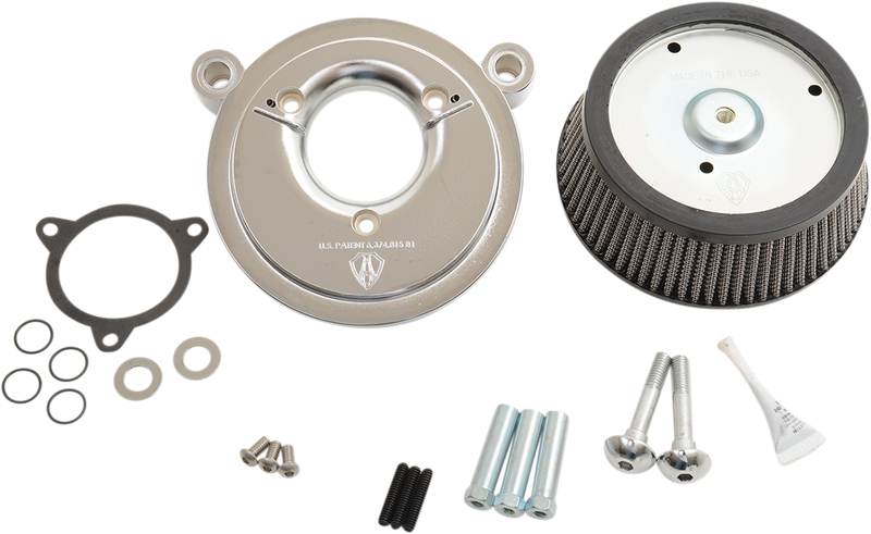 ARLEN NESS BIG SUCKER® STAGE 1 AIR CLEANER - CHROME - SYNTHETIC - 08-16 FLT / 16-17 FLST & FXDLS (FBW) - 50-514 - PartsOutlet.com.au