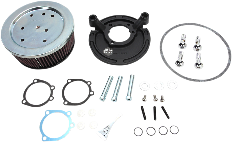 ARLEN NESS BIG SUCKER™ AIR CLEANER FOR IRON/48/72 SPORTSTER®, FACTORY COVER - BLACK - 18-447 - PartsOutlet.com.au