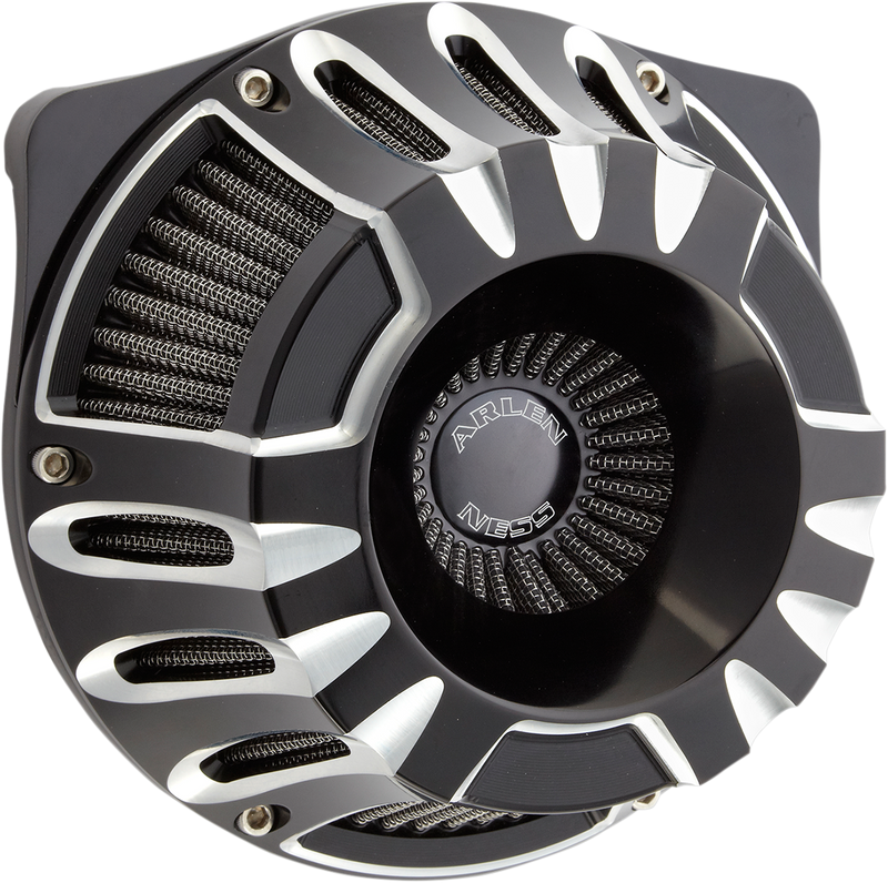 ARLEN NESS DEEP CUT® INVERTED SERIES AIR CLEANER, BLACK - 17-up M8 MODELS - 18-917 - PartsOutlet.com.au