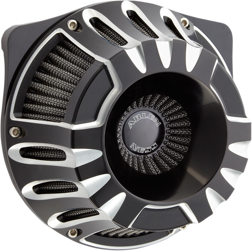 ARLEN NESS DEEP CUT® INVERTED SERIES AIR CLEANER, BLACK - 17-up M8 MODELS - 18-917 - PartsOutlet.com.au