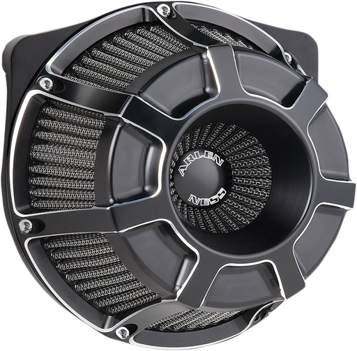 ARLEN NESS BEVELED® INVERTED SERIES AIR CLEANER, BLACK - 17-up M8 MODELS - 18-919 - PartsOutlet.com.au