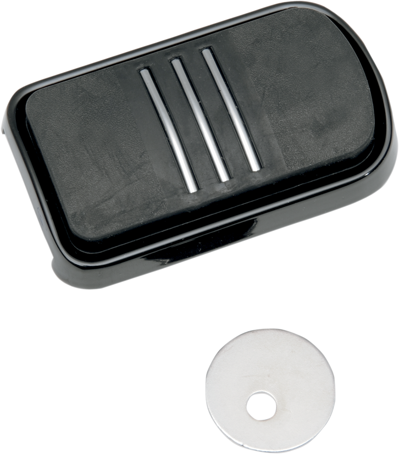 DRAG SPECIALTIES Sweeper Brake Pedal - Harley-Davidson 1980-2023 - Black B35-0221B - PartsOutlet.com.au