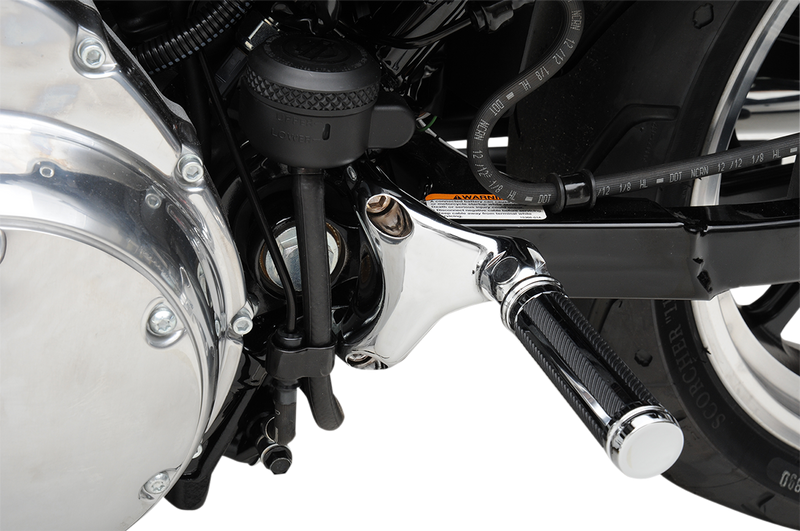 DRAG SPECIALTIES Passenger Peg Mount - Harley-Davidson 2004-2013 - Chrome - XL '04-'13 057099 - PartsOutlet.com.au