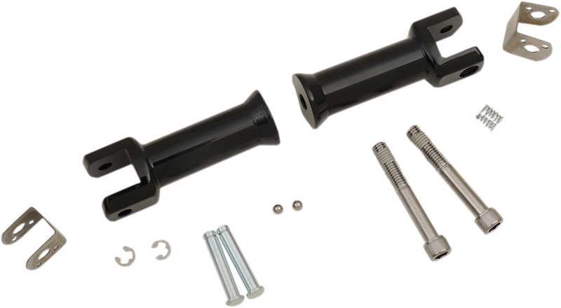 DRAG SPECIALTIES Passenger Peg Mount - Harley-Davidson 2018-2023 - Black - Softail P17-0428GB - PartsOutlet.com.au