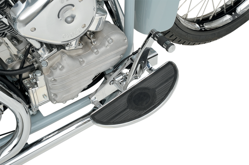 DRAG SPECIALTIES Rigid Footboard - Harley-Davidson 1980-2023 - Moon 17-0418L - PartsOutlet.com.au