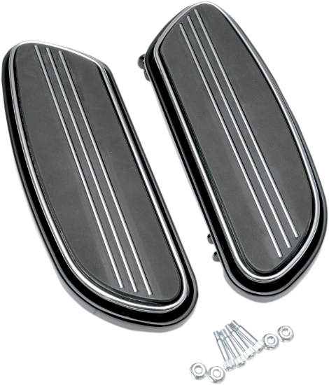 DRAG SPECIALTIES Footboard Sweeper - Harley-Davidson 1980-2023 - Black P17-0431B - PartsOutlet.com.au