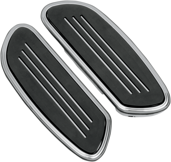 DRAG SPECIALTIES Footboard Sweeper - Harley-Davidson 1980-2023 - Chrome P17-0433 - PartsOutlet.com.au