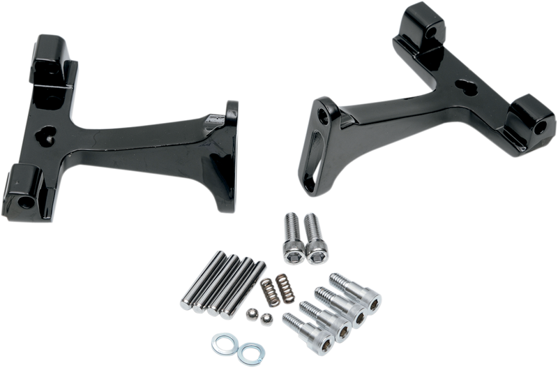 DRAG SPECIALTIES Passenger Footboard Mount - Harley-Davidson 1993-2023 - Black P17-0406B - PartsOutlet.com.au