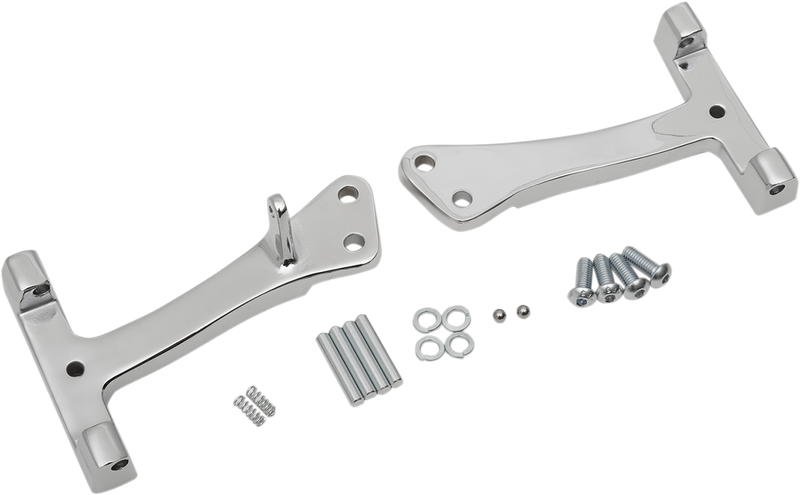 DRAG SPECIALTIES Passenger Floorboard Mount - Harley-Davidson 2006-2017 - Chrome - FXD 77496C - PartsOutlet.com.au