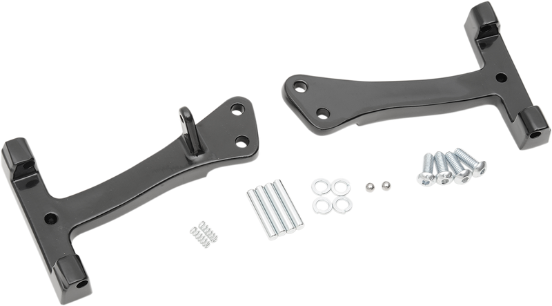 DRAG SPECIALTIES Passenger Floorboard Mount - Harley-Davidson 2006-2017 - Black - FXD 77496 - PartsOutlet.com.au