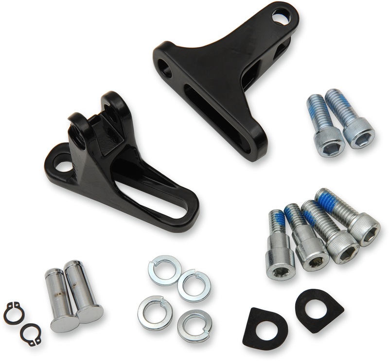 DRAG SPECIALTIES Passenger Footpeg Mount - 2-1/2" Black - FL '93-'22 -77825B