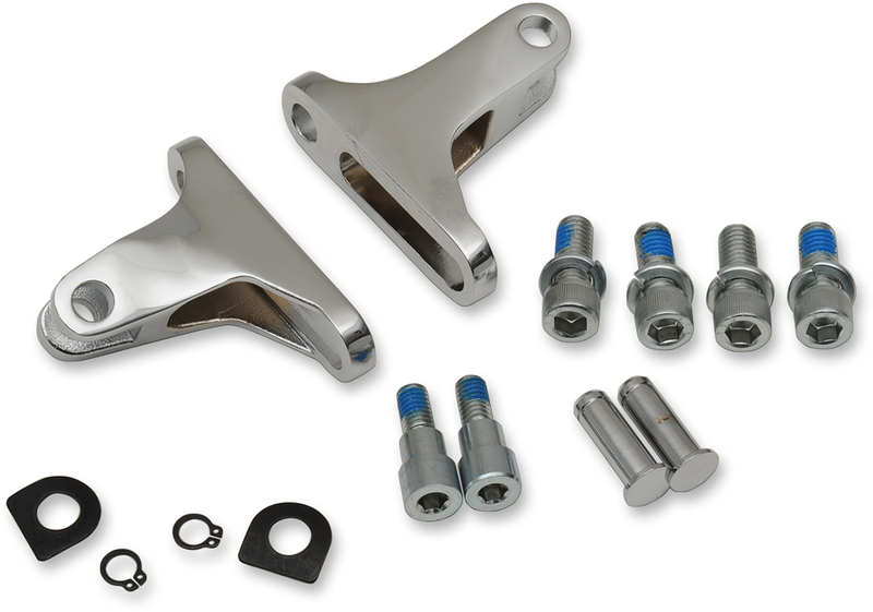 DRAG SPECIALTIES Passenger Footpeg Mount - 2-1/2" Chrome - FLT '93-'25 - 77825