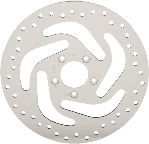 DRAG SPECIALTIES Drilled Brake Rotor - Front - 11.8" - Softail/Sportster '14-'22 - B06-0195ASP