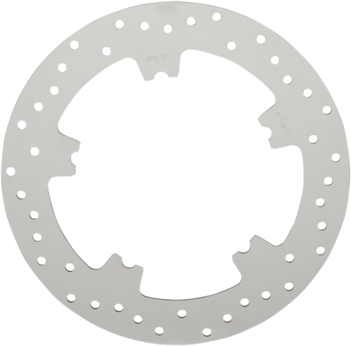 DRAG SPECIALTIES Drilled Brake Rotor - Front - 11.8" - Dyna/V-Rod - Harley-Davidson '06-'17 - B06-0198ASP