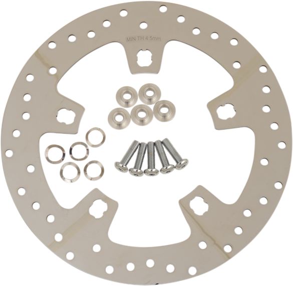 DRAG SPECIALTIES Front Rotor - 11.5" - Polished - FL '00-'07 - B06-0206ASP
