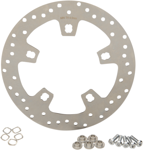 DRAG SPECIALTIES Front Rotor - 11.5" - Stainless Steel - FL '00-'07 - B06-0206AS