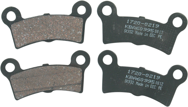 DRAG SPECIALTIES Organic Brake Pads - Harley-Davidson 2009-2013 - Trike FAD605/4X - PartsOutlet.com.au