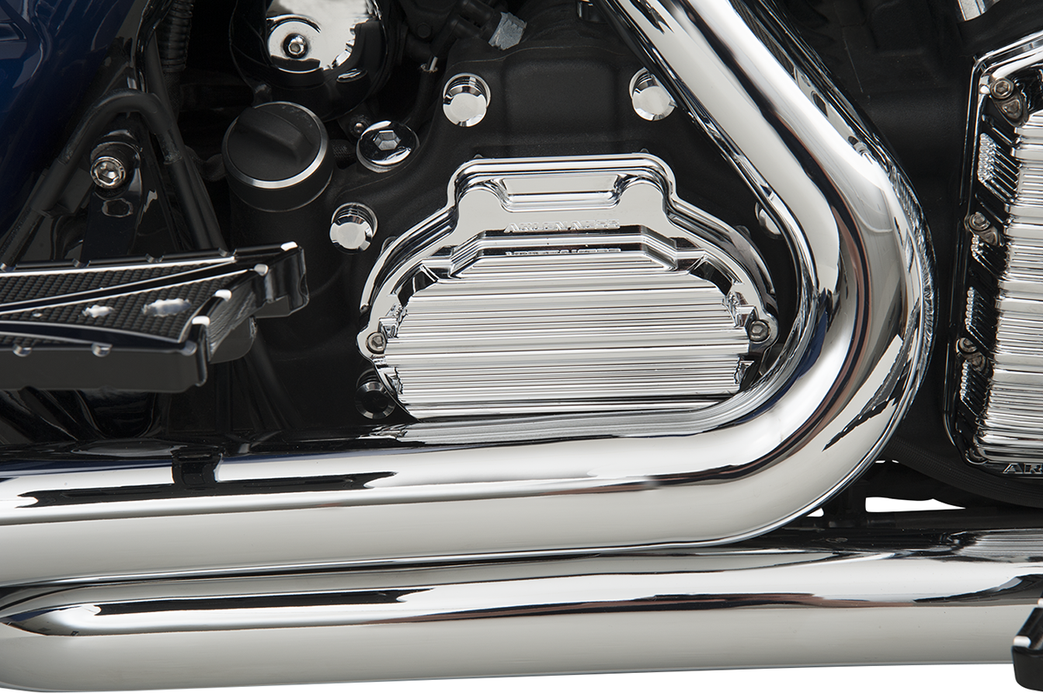 ARLEN NESS 10-GAUGE® TRANSMISSION SIDE COVERS, CHROME - HYDRAULIC - 03-822
