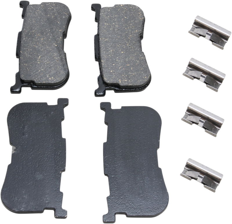 DRAG SPECIALTIES Organic Brake Pads - Harley-Davidson 2014-2018 - Trike FAD641/4V - PartsOutlet.com.au
