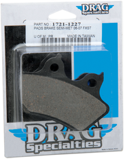 DRAG SPECIALTIES Semi-Metallic Brake Pads - Harley-Davidson 2006-2007 - Rear B16-0922SCP - PartsOutlet.com.au