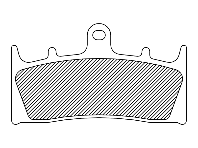 DRAG SPECIALTIES Sintered Brake Pads - Buell 1996-2000 - FAD424HH FAD424HH - PartsOutlet.com.au