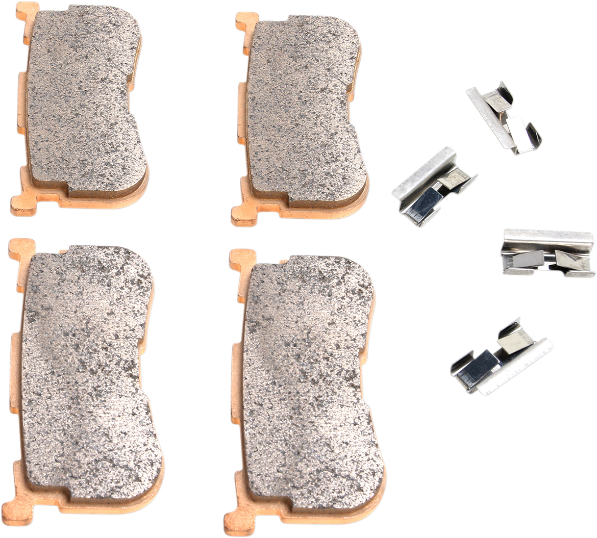 DRAG SPECIALTIES Sintered Metal Brake Pads - Trike - FL '14-'18 - FAD6 ...
