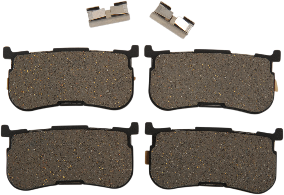DRAG SPECIALTIES Semi-Metallic Brake Pads - Rear - Harley-Davidson '14 ...