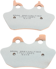 DRAG SPECIALTIES Sintered Brake Pads - Harley-Davidson 2005-2007 - HDP957 - PartsOutlet.com.au